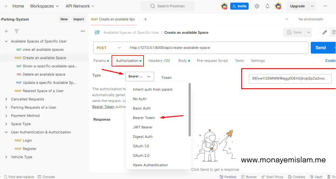 Setting Up Postman for Bearer Token Authentication